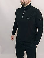 Кофта флисовая мужская чёрно - серая Trespass. Размер - S.
