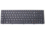 Клавіатура для Lenovo IdeaPad V570, B570, B575, V580, B580, B590, V590, Z570, Z575 (RU Black, Чорна рамка)., фото 4