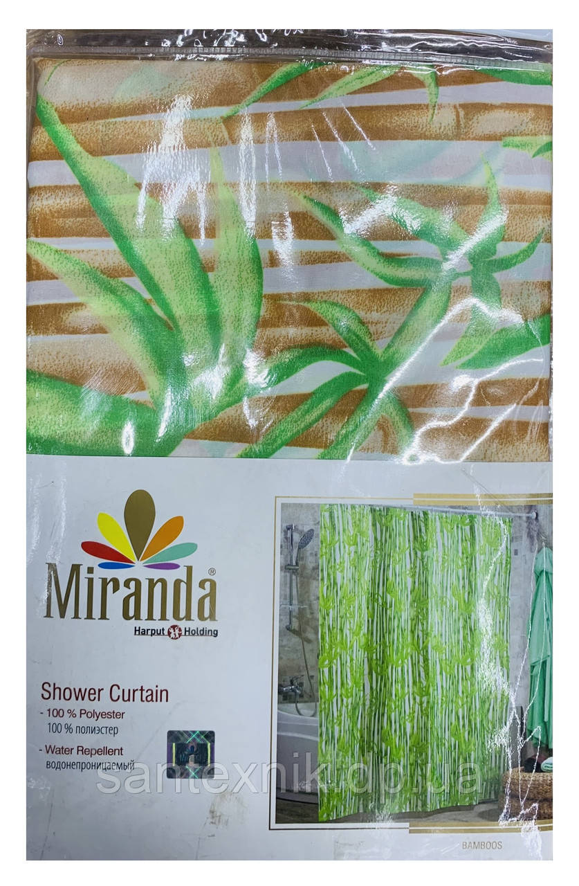 Шторка для ванної Miranda 180х200см Туреччина