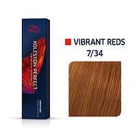 Стойкая крем-краска Wella Professionals Koleston Perfect ME+ VIBRANT REDS 7/34