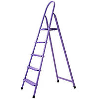 Драбина металева 8 сх. (стремянка)  фіолетоваТехнолог