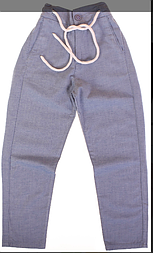 Стильні блакитні штани для хлопчика, зріст 134-164 см