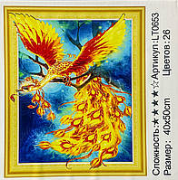 Алмазная мозаика выкладка стразами 5D Жар-птица (полная выкладка) 50*40 см
