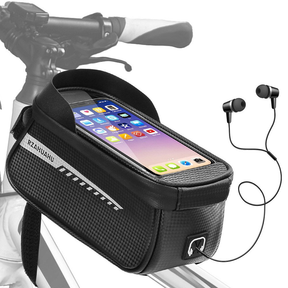Сумка велосипедна під смартфон Rzahuahu BAO-040 телефон до 6,5", фото 1