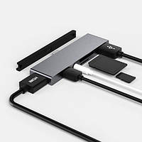 USB-хаб адаптер USB-C iPad Pro 4K HDMI Hub Card Reader mini jack 3.5 мм