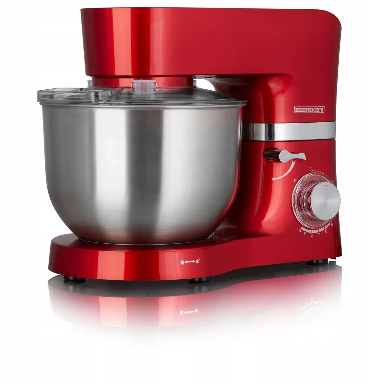 Міксер планетарний-тістоміс Heinrich's HKM 6278 Red 6.5 л