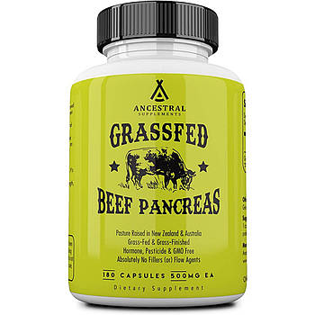 Ancestral Supplements Pancreas / Підтримка підшлункової залози 180 капсул. BX353