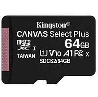 Карта памяти Кingston 64GB Class 10 UHS-I U1 100 Mb/s