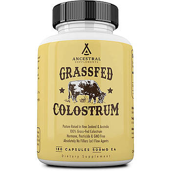 Ancestral Supplements Grass Fed Beef Colostru Колострум молозиво натуральне залізо, вітаміни A та B12, 180 до B