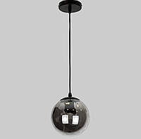 Чёрно-прозрачный стеклянный ШАР подвес (916-31F-1 BK)
