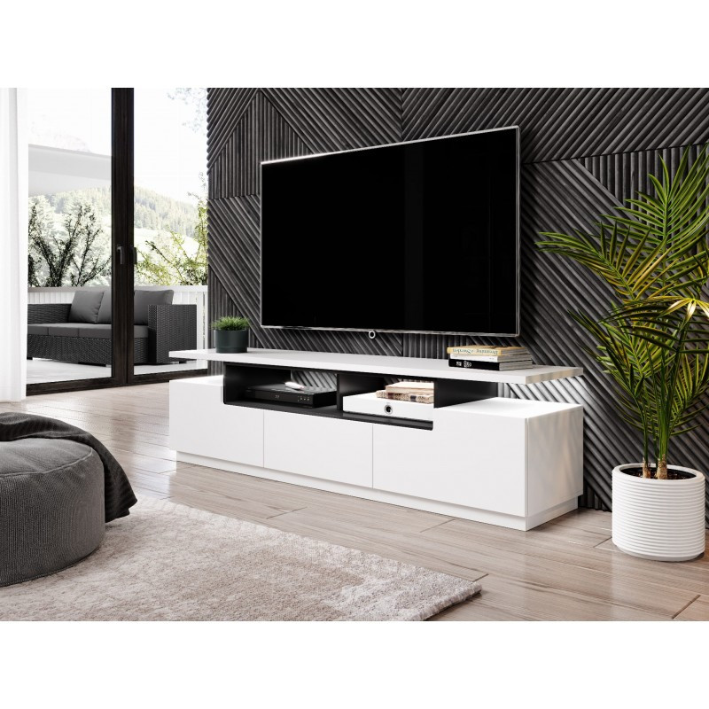 Тумба під телевізор з ДСП/МДФ RTV CHICAGO Сama Meble Польша, фото 1