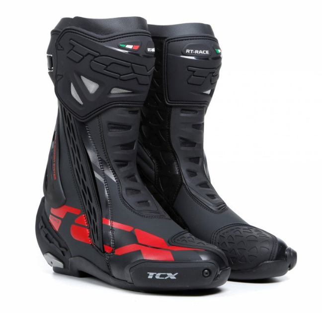 МОТОБОТИ TCX RT-RACE BLACK/GRAY/RED, фото 1