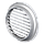 Решітка вентиляційна кругла Домовент 150 бвс біла, фото 5