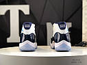 Eur36-47.5 Air Jordan 11 Retro RETRO BG WHITE/UNIVERSITY BLUE високі чоловічі жіночі кросівки Джордан, фото 6