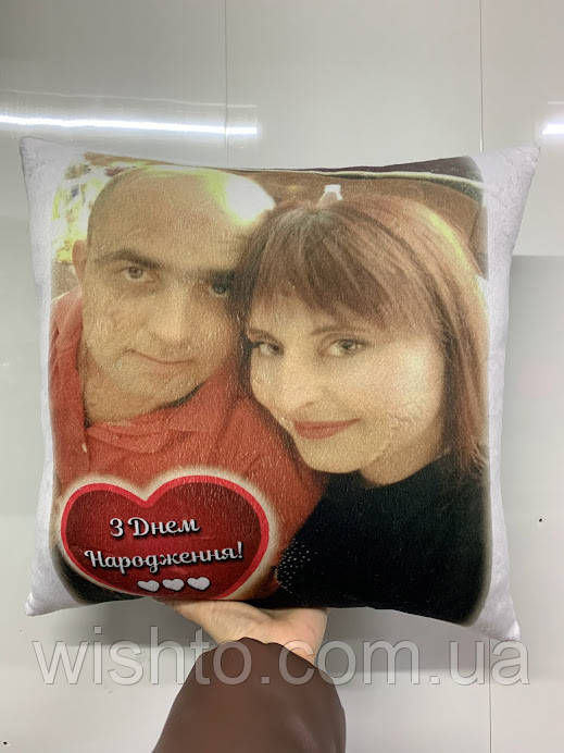 Подушка плюшева з фото