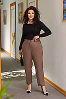 Женские штаны эко-кожа 42-44,46-48 мокко,черный