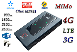 4G LTE 3G WiFi роутер Olax MF981 Київстар, Vodafone, Lifecell з 1 вих. під антену