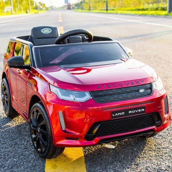 Дитячий електромобіль позашляховик Range Rover Bambi червоний лак, фото 1