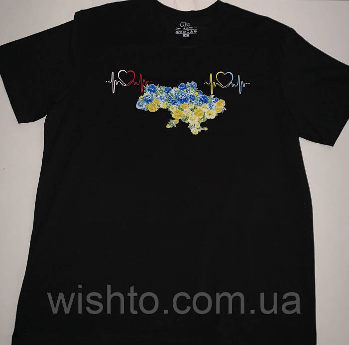 Футболка жіноча прапор України і Польщі