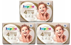 Підгузники Lupilu premium 4 (8-16кг) 138шт