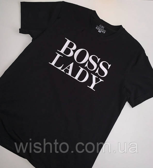 Футболка жіноча "BOSS LADY"