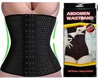 Утягивающий корсет Abdomen Waistband, Черный - тонкая талия