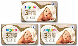 Підгузники Lupilu premium 3 (4-9кг) 162шт