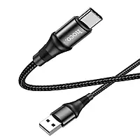 Кабель USB HOCO X50 Excellent charging data for Type-C 2,4A/1m. Колір Чорний Black