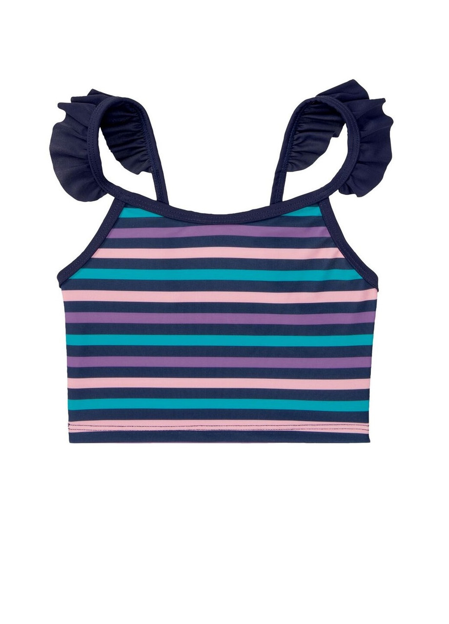 Купальный лиф для дівчаток 1-2 роки в полоску