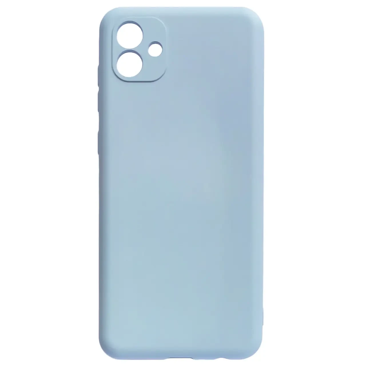 Чохол Silicone case для Samsung Premium A22 5G Lilac Cream (11) блакитний