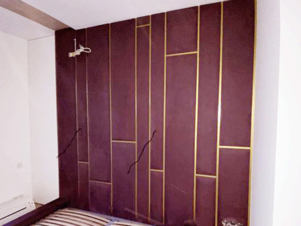 М'які стінові панелі з дзеркальним композитом, фото 1