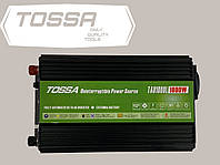 Перетворювач напруги (інвертор) 12-220V 1000W Tossa TAU1000L з функцією UPS