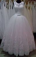 Свадебное платье невесты "16-12" (юбка - высокая вышивка)