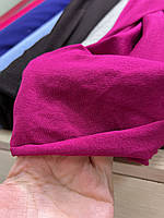 Ткань Трикотаж Вискоза малинового цвета, плотность 190 г/м2, Турция