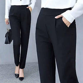 Лосини жіночі дешеві з кишенями в чорному кольорі — маломірка дайвінг Китай