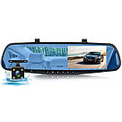 Автомобільний відео реєстратор дзеркало з камерою заднього виду та сенсорним екраном Full HD 1080P, фото 5