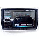 Штатна магнітола Android Volkswagen skoda, Автомагінтола 2DIN 4/32, фольцваген автомагнітола на андроїді, фото 5