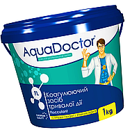 Коагулянт для бассейна в гранулах AquaDoctor FL 1 кг. Флокер против мутности и для осветления воды бассейна