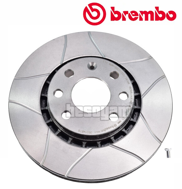 Передній гальмівний диск Ланос 1.6, Вектра А, Нексія, Есперо / Lanos 1.6, Nexia, Vectra A (96179110) BREMBO 09.5148.76, фото 1