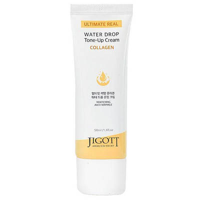 Крем проти зморщок із колагеном JIGOTT Ultimate Real Collagen Water Drop Tone Up Cream 50 мл