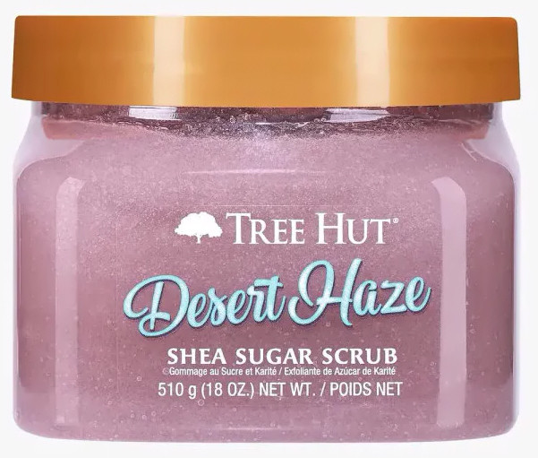 Скраб для тіла цукровий Tree Hut з олією ши та малиною Desert Haze Sugar для всіх типів шкіри 510 г