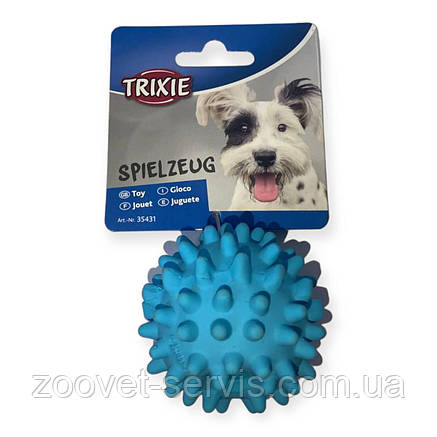 Іграшка латексна для собак М'яч голчастий Їжак з пищалкою 6см Trixie ТР-35431, фото 1