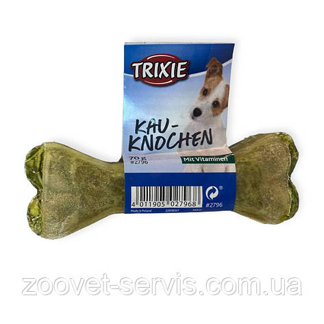 Смачні ласощі натуральні для собаки Trixie кістка пресована 12 см, 70г TX-2796, фото 1