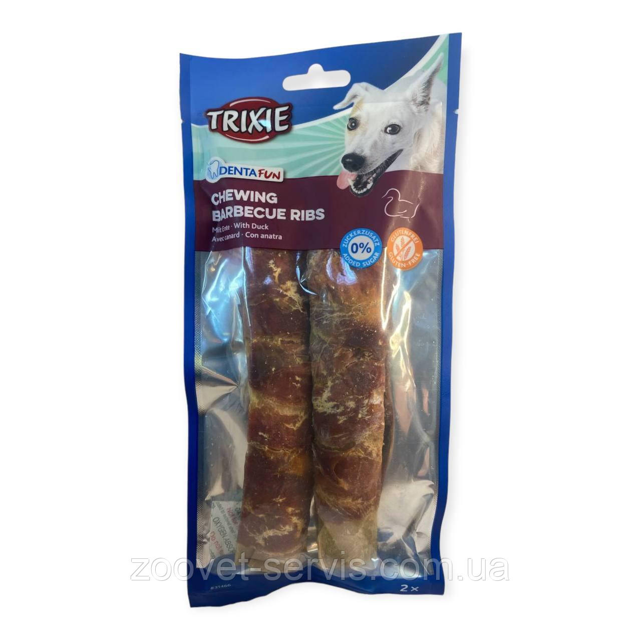 Ласощі Trixie для собак Denta Fun Реберця для чищення зубів з качкою 17 ...