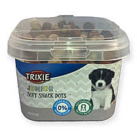 Лакомства Trixie Junior Soft Snack Dots с Омега-3 и Омега-6 для щенков с курицей и лососем 140г, ТХ-31519