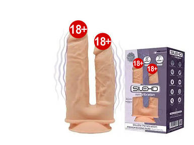 Фаллоімітатор подвійний SD.Model 1 ( 8" & 7") SZ01M Flesh Motor