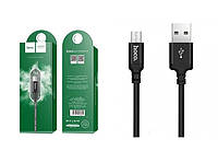 Кабель HOCO microUSB X14 Times speed / 2A / 100см / black /