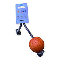 Collar Liker Cord 7 Мячик со шнуром игрушка для собак мелких и средних пород 6296