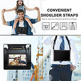 Gerutek Galaxy Tab S7 T870/T875 кейс чохол 3-шарова ударостійкий з обертовим кікстендом плечовий/ручний ремінь, фото 5