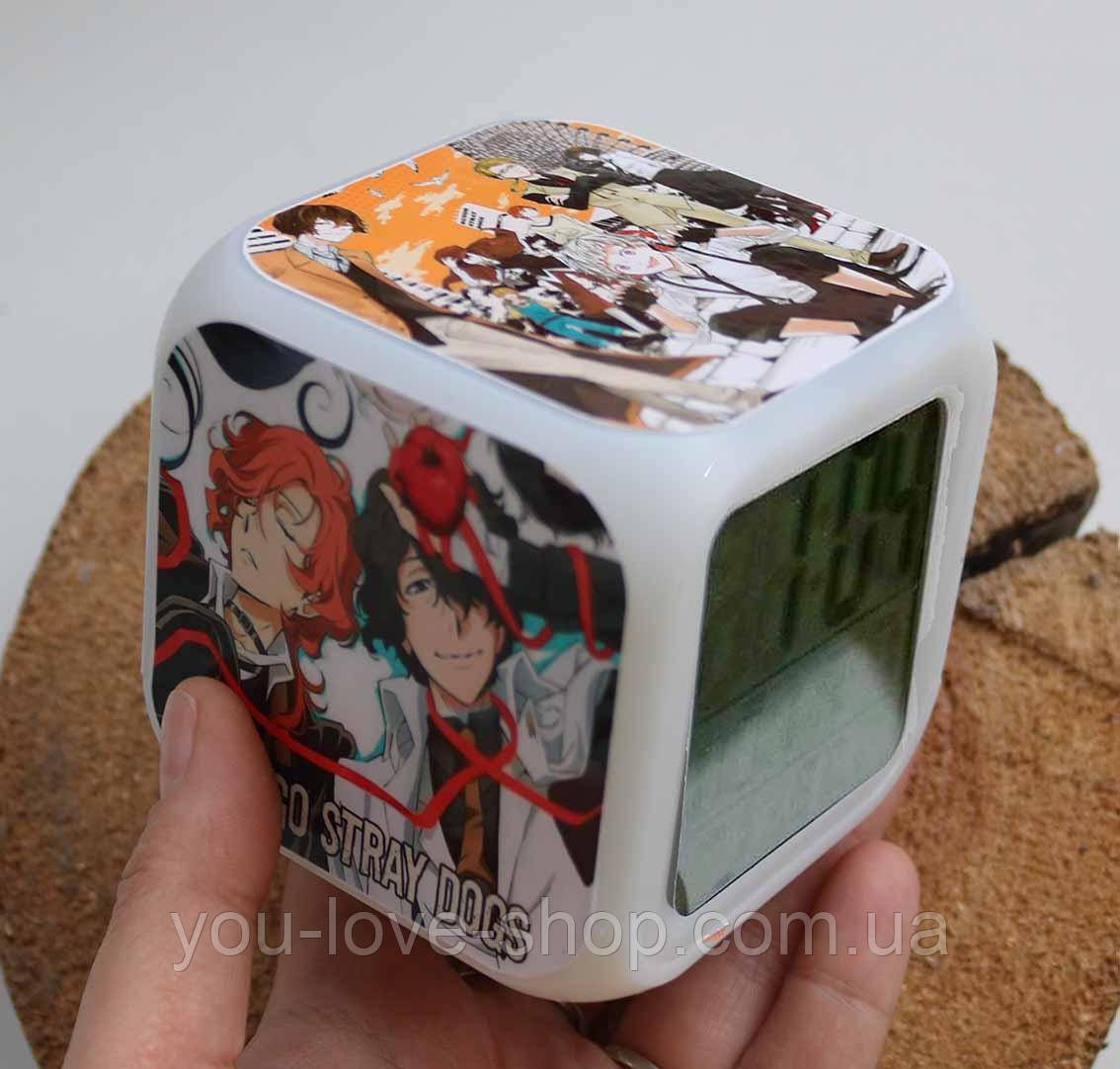 Настільні годинники Bungo Stray Dogs "Детективи" Проза бродячих псів